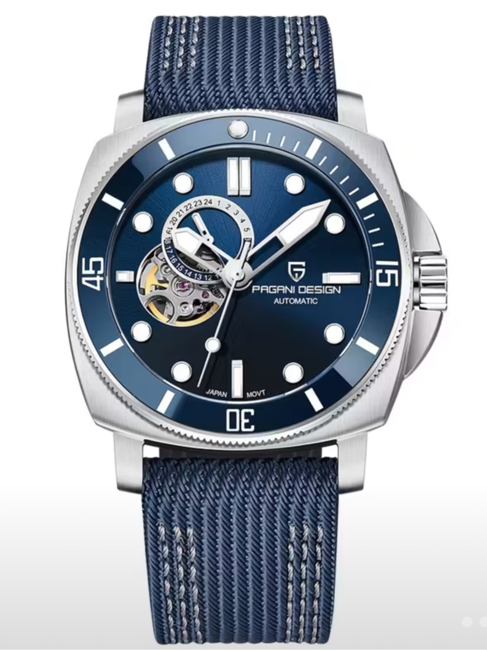 Pagani Design Blue Automatic Dive Watch